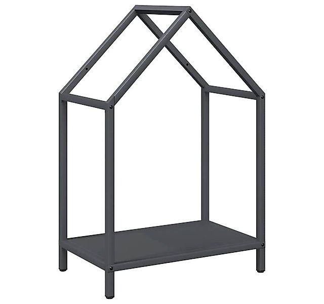 vidaXL Kaminholzregal Brennholzregal Anthrazit 40x25x60 cm Kaltgewalzter St günstig online kaufen