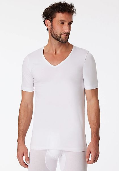 Schiesser V-Shirt ""95/5"", (2er-Pack), mit tiefem V-Ausschnitt günstig online kaufen