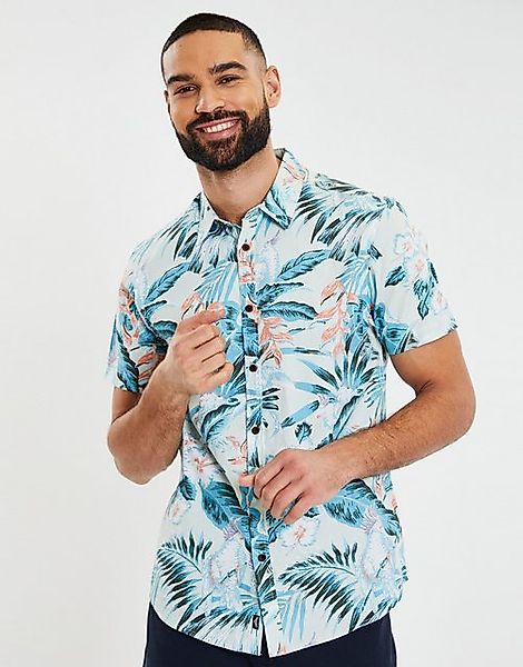 Threadbare Kurzarmhemd THBTropical (1-tlg) Hawaii Muster günstig online kaufen