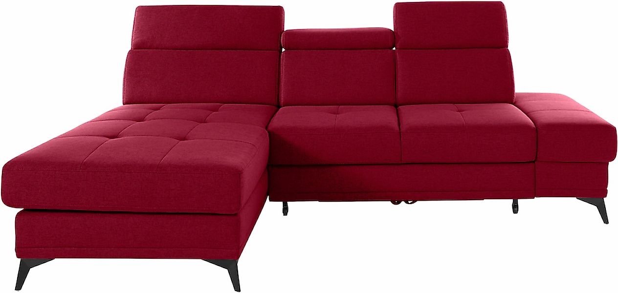 Home affaire "Cardiz L-Form" inkl.Kopfteilverstellung und Federkern wahlwei günstig online kaufen