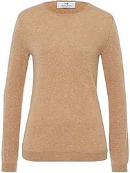Rundhals-Pullover aus 100% Premium-Kaschmir Peter Hahn Cashmere braun günstig online kaufen