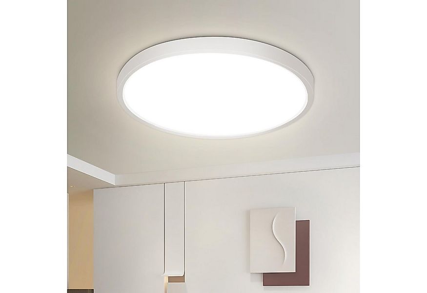 Nettlife LED Panel Neutralweiß Ø22cm Schlafzimmer Deckenbeleuchtung, LED fe günstig online kaufen