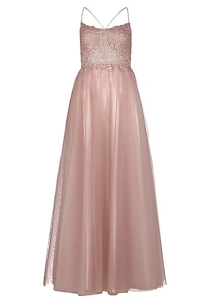 Vera Mont Abendkleid "Damen Abendkleid mit Stickerei" Ohne Tasche Rückenfre günstig online kaufen