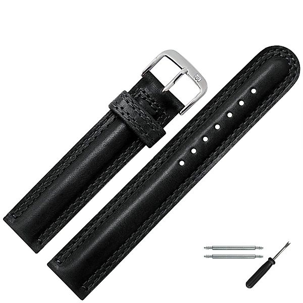 MARBURGER Uhrenarmband 20mm Leder günstig online kaufen