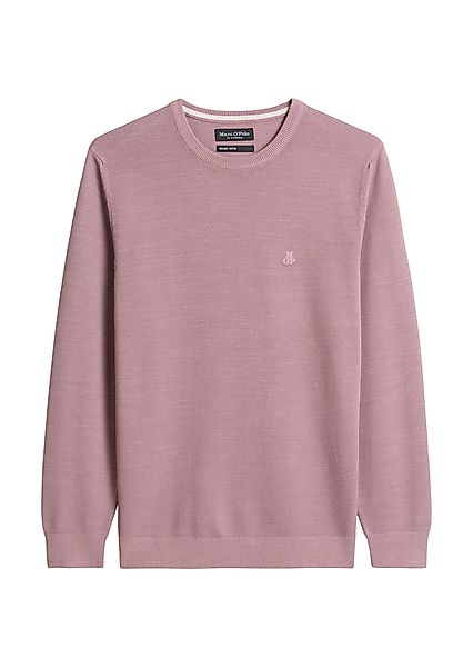 Marc O'Polo Rundhalspullover in Piqué-Struktur günstig online kaufen