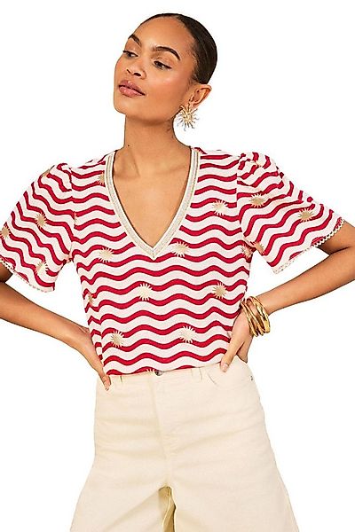 Love & Roses V-Shirt Love & Roses T-Shirt mit V-Ausschnitt, Regular (1-tlg) günstig online kaufen