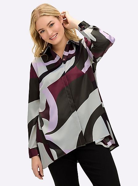 Sheego Klassische Bluse Bluse Langarm günstig online kaufen