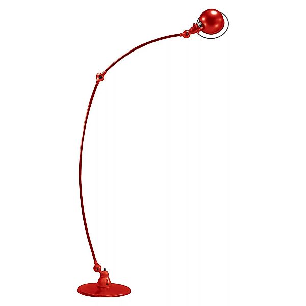 Jieldé Loft C1260 Bogenstehleuchte, rot günstig online kaufen