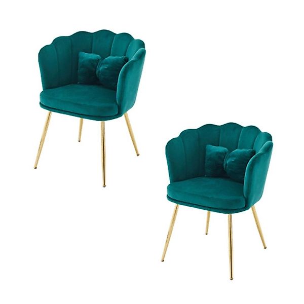 OKWISH 4-Fußstuhl Polsterstuhl Küchenstuhl Lounge Stuhl, günstig online kaufen