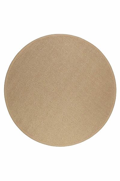 Wecon home Teppich "Hugo two" rund 8 mm Höhe Naturfaser, Jute, Sisal-Optik, günstig online kaufen