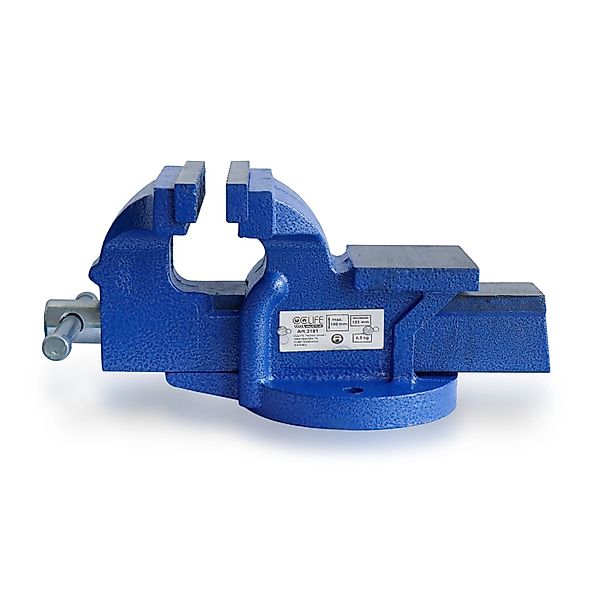 CCLIFE Feststehend Schraubstock Gusseisen 125mm für Werkbank Werkbankschrau günstig online kaufen