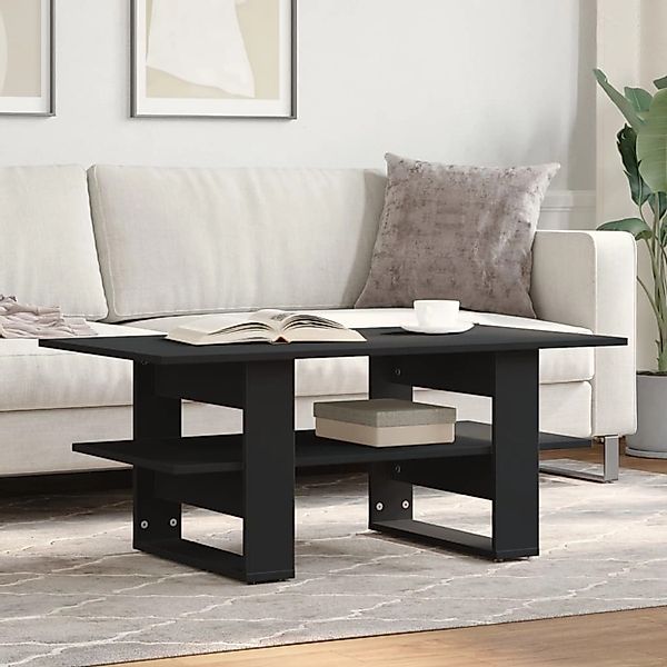 vidaXL Couchtisch Couchtisch Schwarz 102x55x42 cm günstig online kaufen