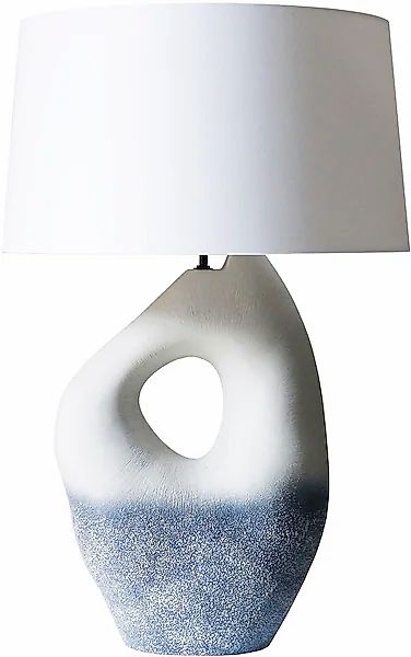 SalesFever Tischleuchte »Keramik« E27 1 Stk. mit handbemalter Keramik-Basis günstig online kaufen