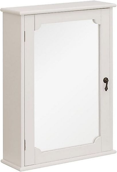 Premier Badezimmerspiegelschrank Spiegelschrank Marcella 66x48x16 cm Naturw günstig online kaufen