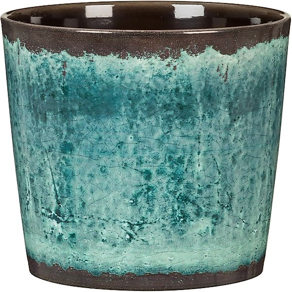 Scheurich Übertopf 870 Ø 15 cm x 14 cm Ocean Glaze günstig online kaufen