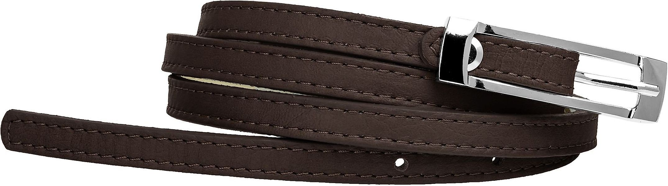 Caspar Taillengürtel GU296 schmaler Damen Ledergürtel günstig online kaufen
