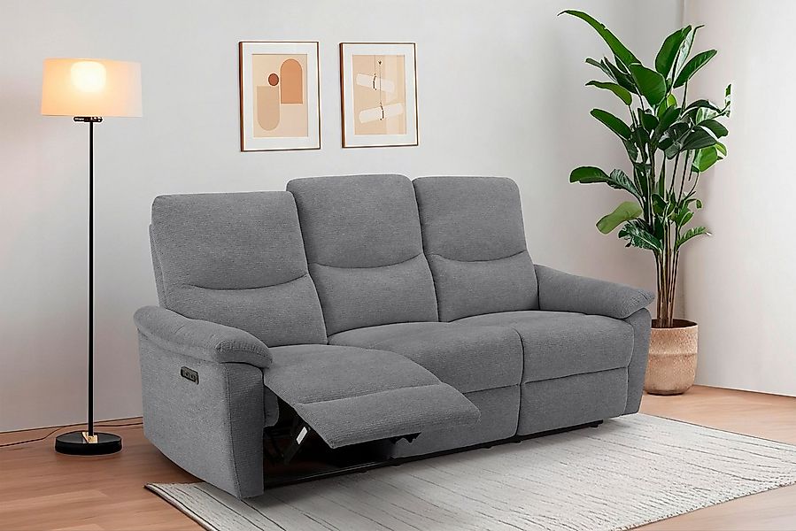 Home affaire 3-Sitzer, 105°-150° Relax- und Liegeposition, Federkernpolster günstig online kaufen