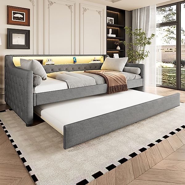 REDOM Daybett Funktionsbett,Tagesbett,Einzelbett (Multifunktionales Einzelb günstig online kaufen
