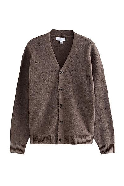 Next Strickjacke Relaxed Fit Kuschelige Strickjacke mit Wollanteil (1-tlg) günstig online kaufen
