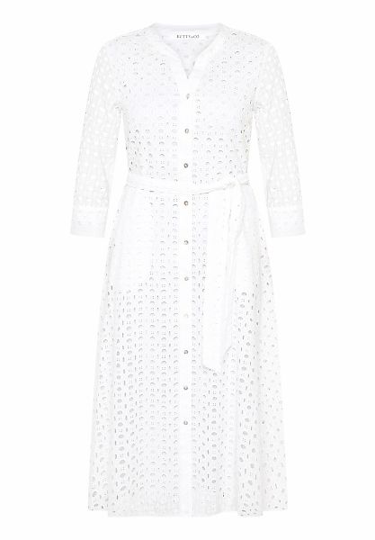 Betty&Co Hemdblusenkleid "Damen mit Bindegürtel" Nahttasche günstig online kaufen
