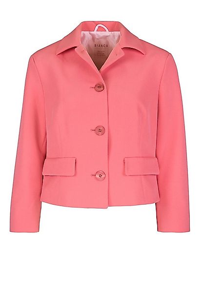 bianca Kurzblazer AVA mit Umlegekragen in Trendfarbe 'dark tulip' günstig online kaufen