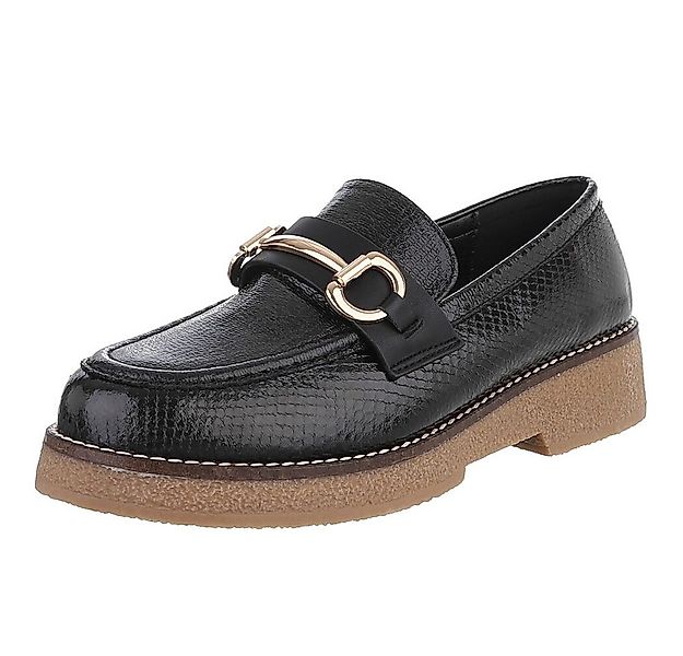 Ital-Design Eleganter Loafer mit Schnalle für Damen – Komfort & Stil Slippe günstig online kaufen