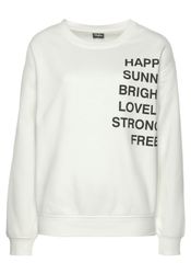 Buffalo Sweatshirt mit Statement Druck, Loungeanzug günstig online kaufen