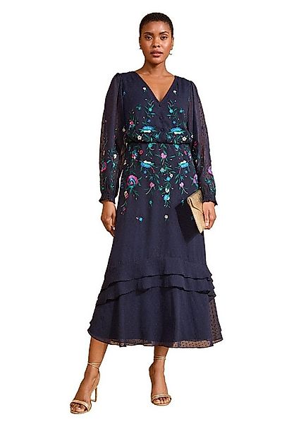 Love & Roses Midikleid Love & Roses besticktes Midikleid, Petite (1-tlg) günstig online kaufen