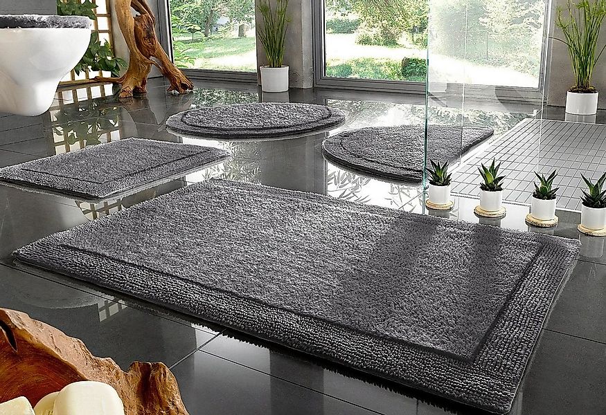 my home Badematte Kapra, Badvorleger, Badezimmer Teppich, Höhe 14 mm, beids günstig online kaufen