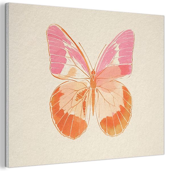MuchoWow Gemälde Orange - Schmetterling - günstig online kaufen