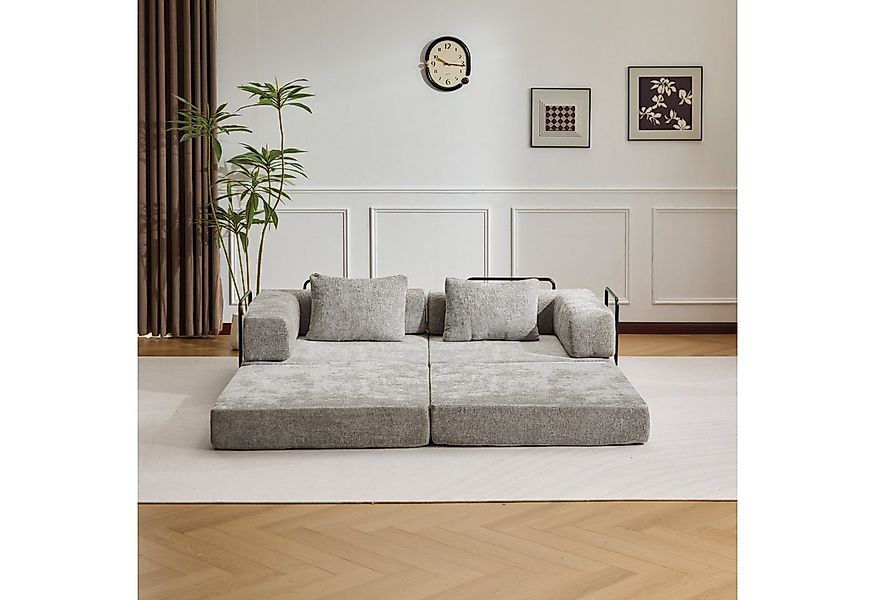 Leawin Sofa 4-in-1 Wohnzimmersofa mit Schlaffunktion – faltbares Sofa, Plat günstig online kaufen