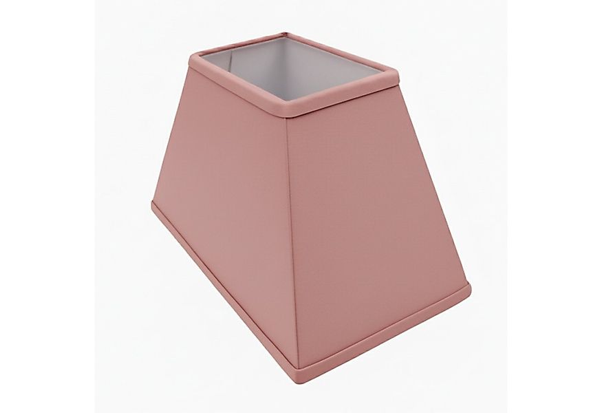 B&S Lampenschirm Lampenschirm rechteckig Velvet pink B:30x20/T:15x10/H:18cm günstig online kaufen