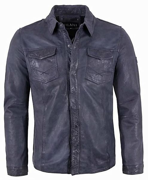 Jilani Lederjacke Nevios-2 Jilani - Herren Lederjacke Lammnubuk navy günstig online kaufen