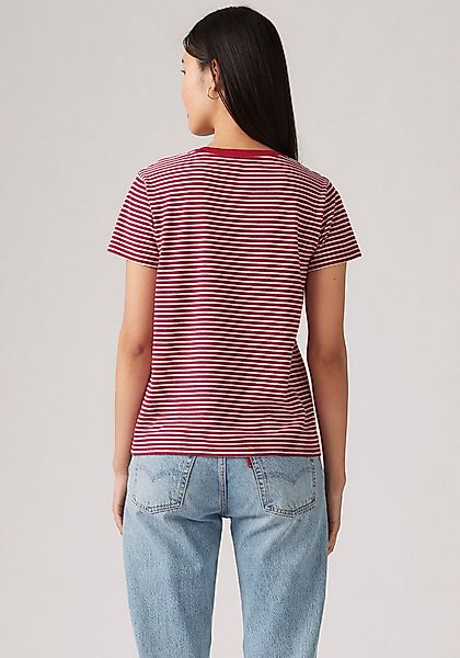 Levis V-Shirt "PERFECT VNECK", mit Mini-Batwing-Logostickerei günstig online kaufen