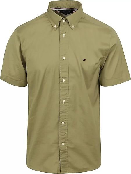 Tommy Hilfiger Short Sleeve Hemd Flex Grün - Größe XXL günstig online kaufen