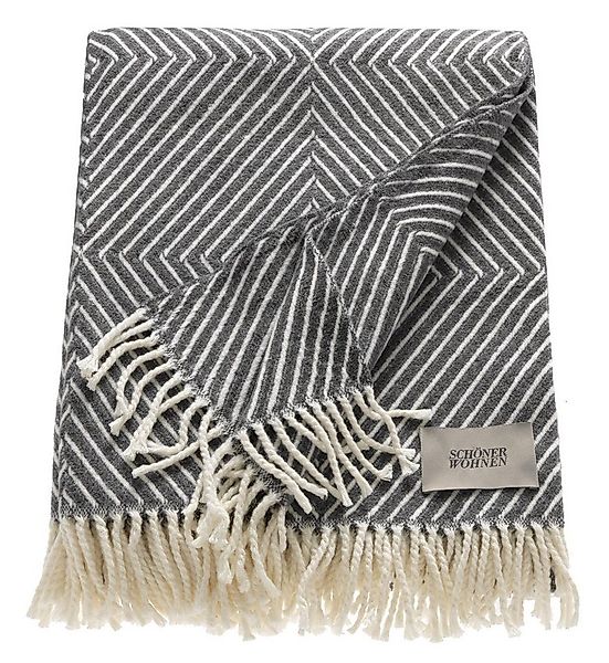 Wohndecke Tebas, SCHÖNER WOHNEN-Kollektion, mit Streifenmuster, Kuscheldeck günstig online kaufen