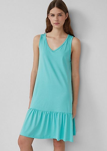 s.Oliver Minikleid Kleid Kurzes Jersey-Kleid mit Schleifendetail am Rücken günstig online kaufen