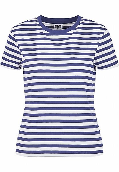 URBAN CLASSICS T-Shirt "Urban Classics Damen Ladies Regular Striped Tee" 1 günstig online kaufen