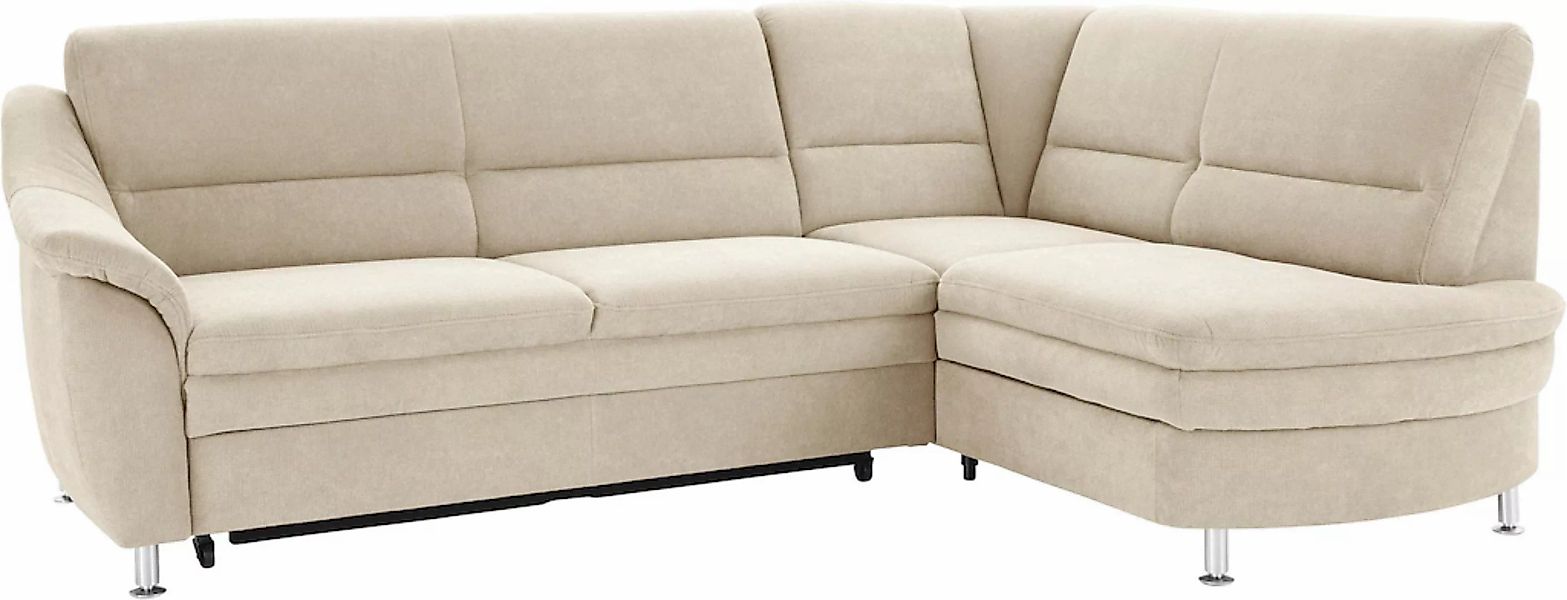 sit&more Ecksofa »Cardoso L-Form«, mit Federkern, wahlweise mit Bettfunktio günstig online kaufen
