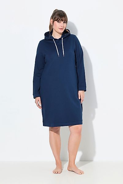 Ulla Popken Schlafanzug Loungwear-Kleid Kapuze weich günstig online kaufen