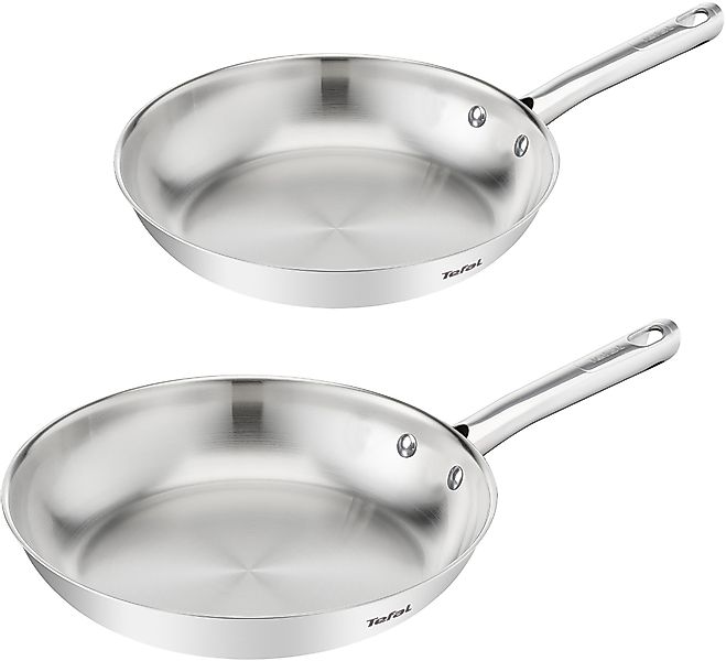 Tefal Pfannen-Set »Duetto On« Edelstahl Set, 2 Stk. tlg. 24/28 cm, unversie günstig online kaufen