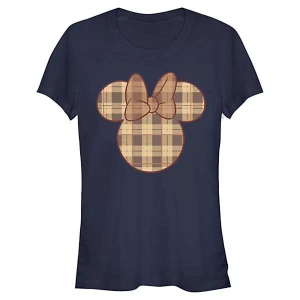 Disney - Micky Maus - Minnie Maus Fall Plaid - Frauen T-Shirt günstig online kaufen