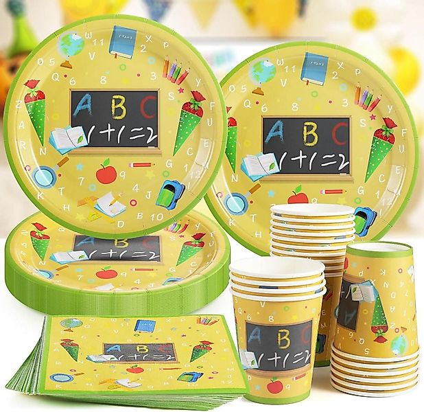 LuxusKollektion Dekohänger 60-teiliges Schulanfang Servietten Set günstig online kaufen