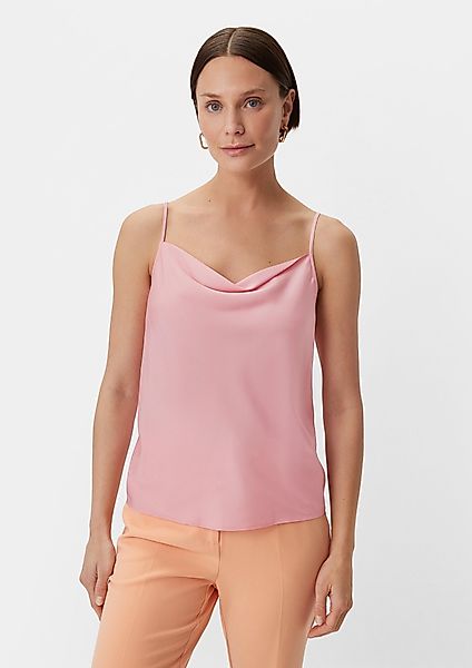 Comma Blusentop Trägertop aus Satin günstig online kaufen