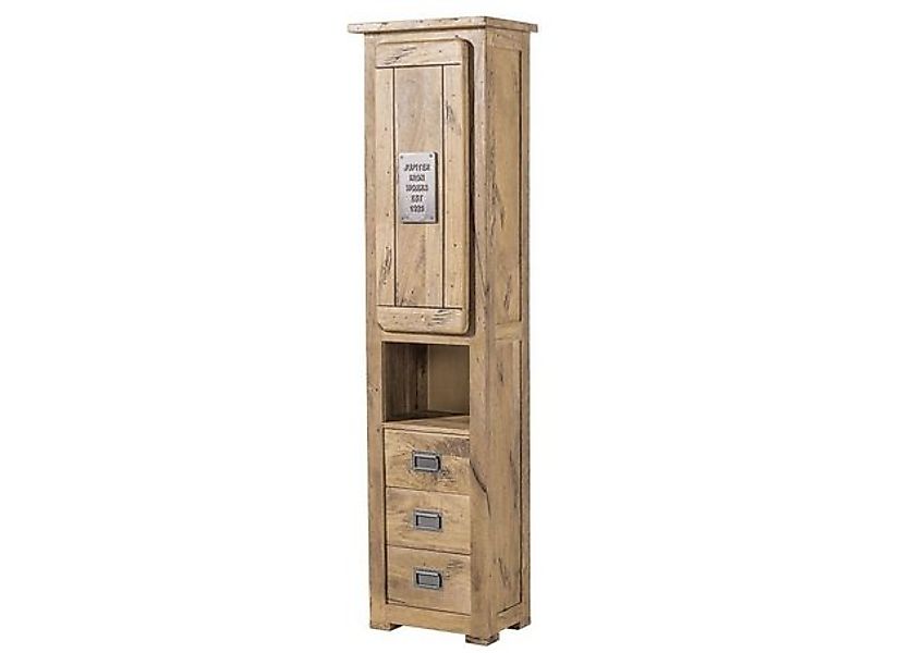 Massivmoebel24 Dreh-/Schwebetürenschrank #379 (Hochschrank Mango 50x35x195 günstig online kaufen