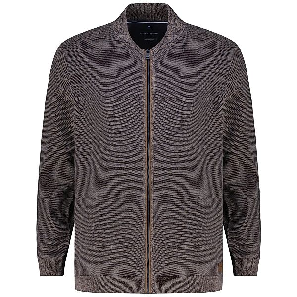 CASA MODA Strickjacke aus Baumwolle Farbe braun Größe: 4XL günstig online kaufen