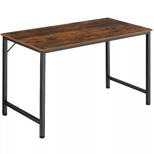 Schreibtisch Jenkins - Industrial Holz dunkel, rustikal, 140 cm günstig online kaufen