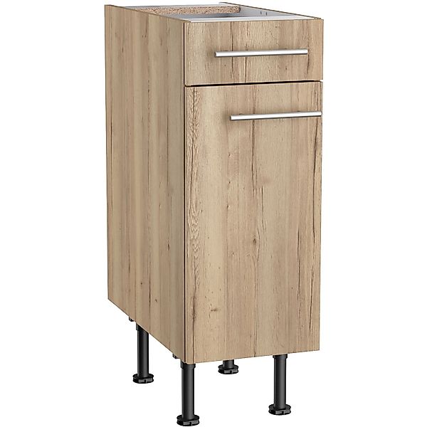 Optifit Küchen-Unterschrank Erik290 30 cm x 87 cm x 58,4 cm Wildeiche günstig online kaufen