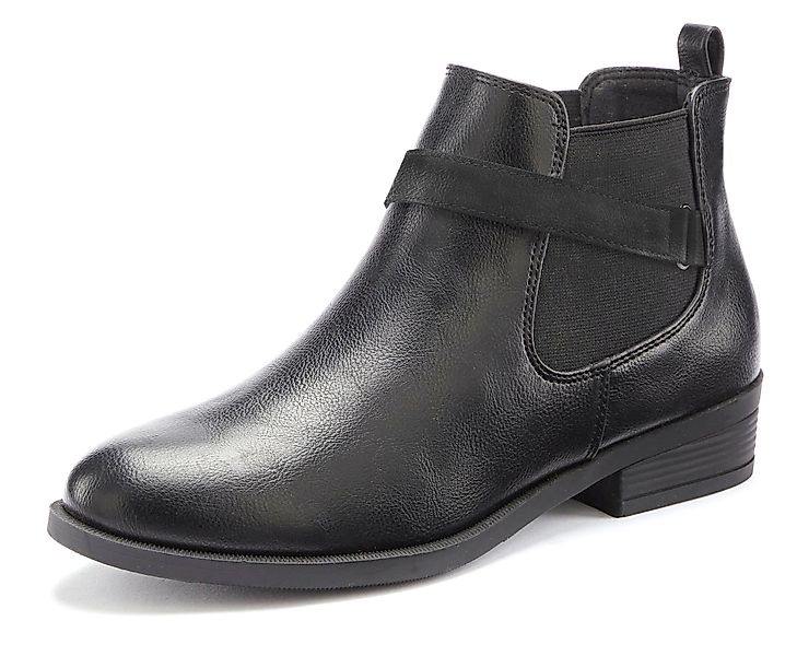 Vivance Chelseaboots mit Stretch-Einsatz, Stiefelette, Ankle Boots VEGAN günstig online kaufen