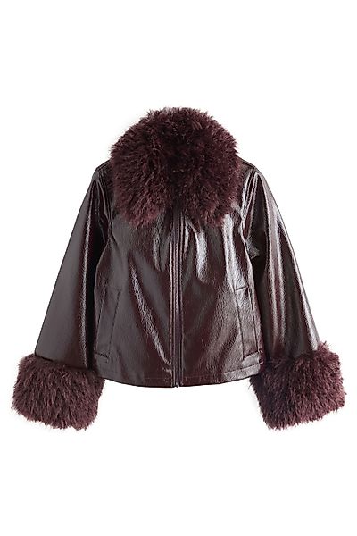 Next Fellimitatjacke Jacke aus Polyurethan mit günstig online kaufen